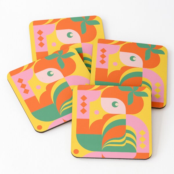 Item preview, Yellow Pink Orange Girl designed and sold by Jen Du.