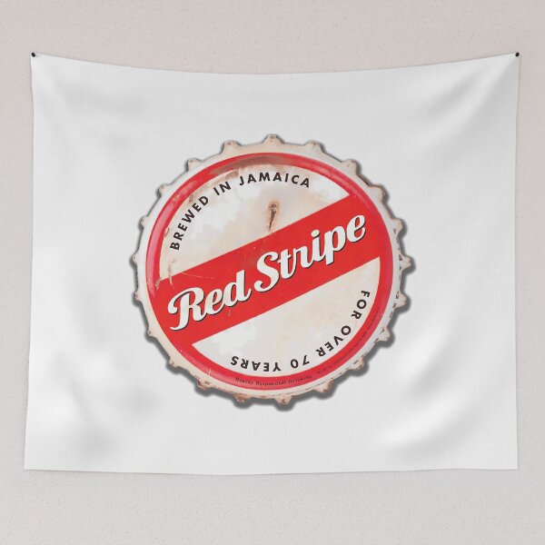 Item preview, Red Stripe Bottle Cap   	 designed and sold by caenpparpdp30.