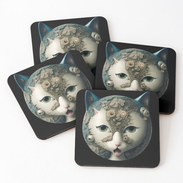 Item preview, Mystic Masquerade Cat designed and sold by GorinART.