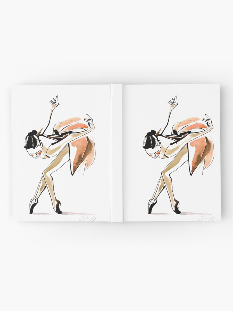 Alternate view of Expressive Watercolor Dance Drawing Hardcover Journal