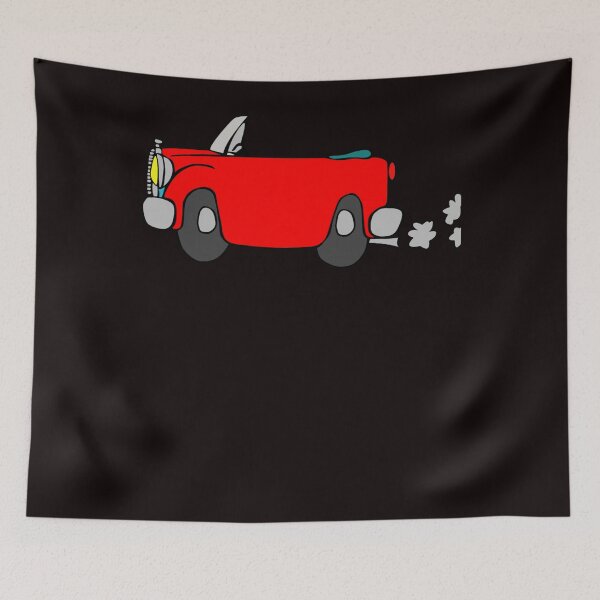 Item preview, cute funny cartoon car  designed and sold by DONNIELATOR.