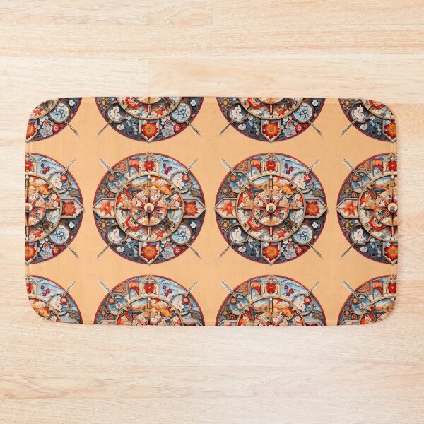 Item preview, Modern summery design reminiscent of traditional mandalas designed and sold by Pflugart.