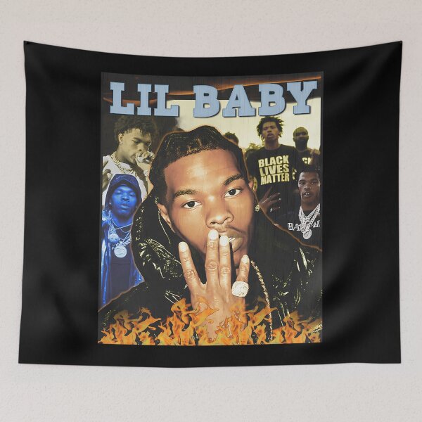 Item preview, Lil Baby Fire Vintage designed and sold by FRJArtFashion.