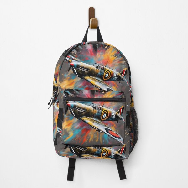 Item preview, Spitfire Fighter Aircraft WWII Ink Explosion designed and sold by Ameiva-Apparel.