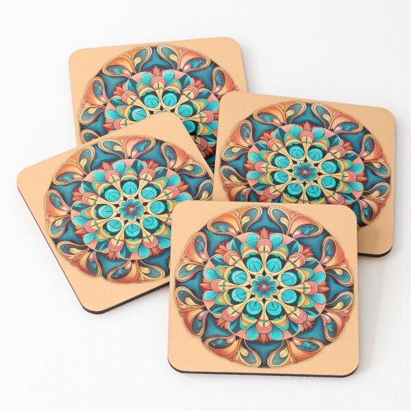Item preview, Modern summery design reminiscent of traditional mandalas designed and sold by Pflugart.