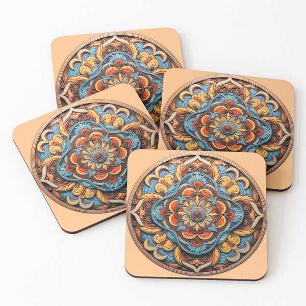 Item preview, Modern summery design reminiscent of traditional mandalas designed and sold by Pflugart.