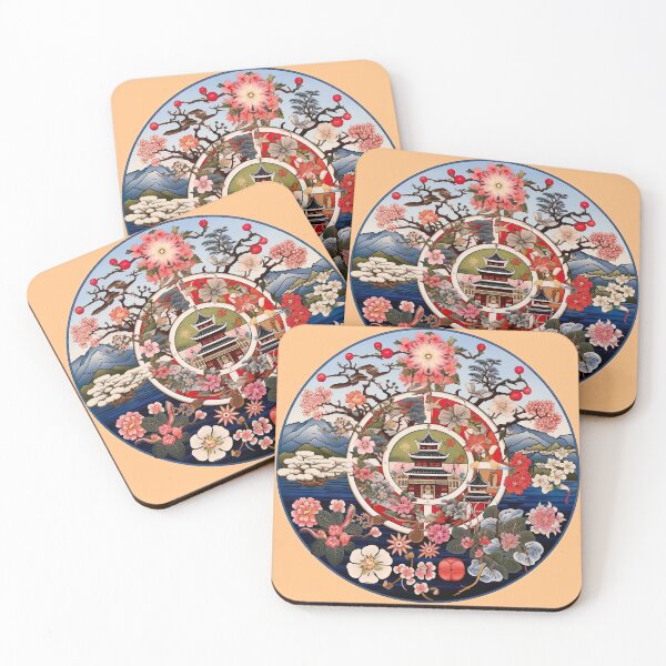 Item preview, Modern summery design reminiscent of traditional mandalas designed and sold by Pflugart.