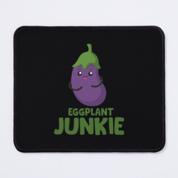 Item preview, Eggplant Junkie Eggplant Cartoon Cute  	 designed and sold by mgmifmrd10.