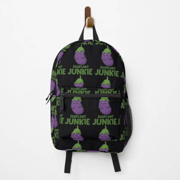 Item preview, Eggplant Junkie Eggplant Cartoon Cute designed and sold by mgmifmrd10.