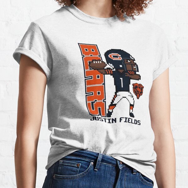 Nike Youth Chicago Bears Justin Fields #1 Navy T-Shirt