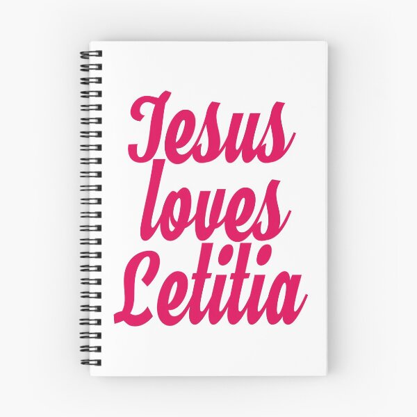 Item preview, Jesus loves Letitia designed and sold by Shalomjoy.