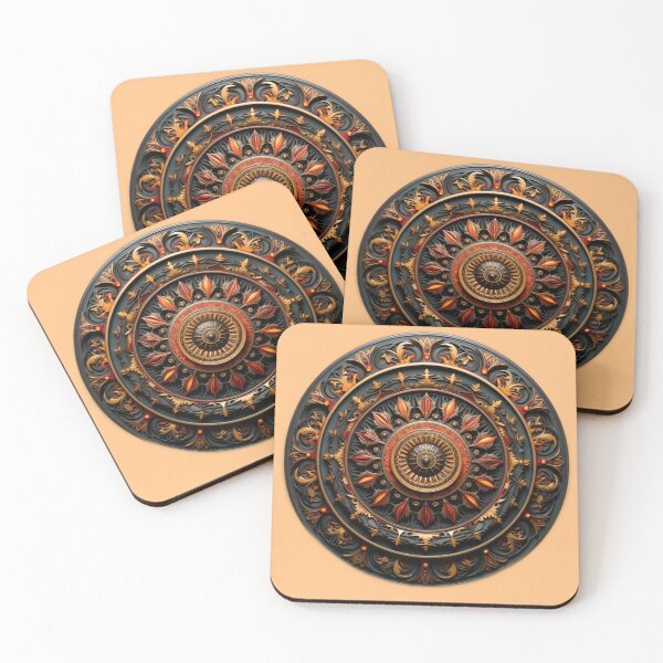 Item preview, Modern summery design reminiscent of traditional mandalas designed and sold by Pflugart.