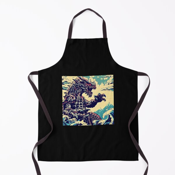 Item preview, Fantasy Kaiju Anime - Woodcut 4 designed and sold by CrankyOldDude.