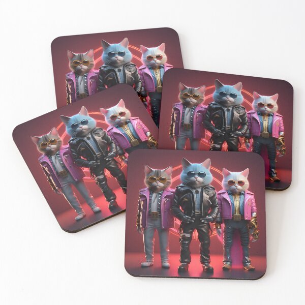 Item preview, Three stylish cats  designed and sold by oilidesing.