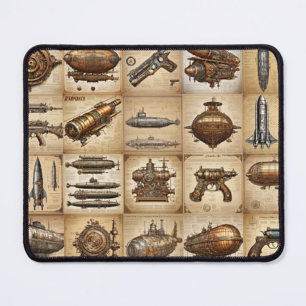 Item preview, Steampunk Collage designed and sold by FeatheredWolf.
