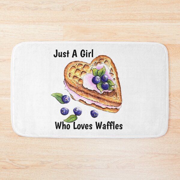 Item preview, Just A Girl Who Loves Waffles - Waffle Lover Gifts designed and sold by kassiekewl.