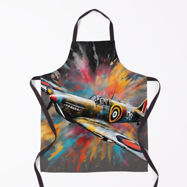 Item preview, Spitfire Fighter Aircraft WWII Ink Explosion designed and sold by Ameiva-Apparel.