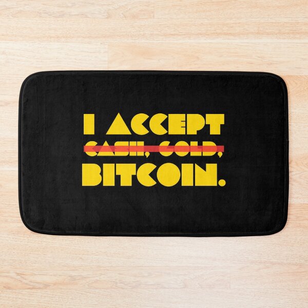 Item preview, I Accept Bitcoin designed and sold by WhitepaperStyle.