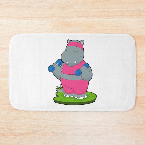 Item preview, Hippo Bodybuilder Dumbbells Bodybuilding designed and sold by Snabdesign84.