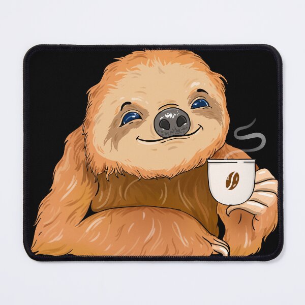 Item preview, Funny Cute Coffee sloth espresso designed and sold by FRIDAE MUNDAE.