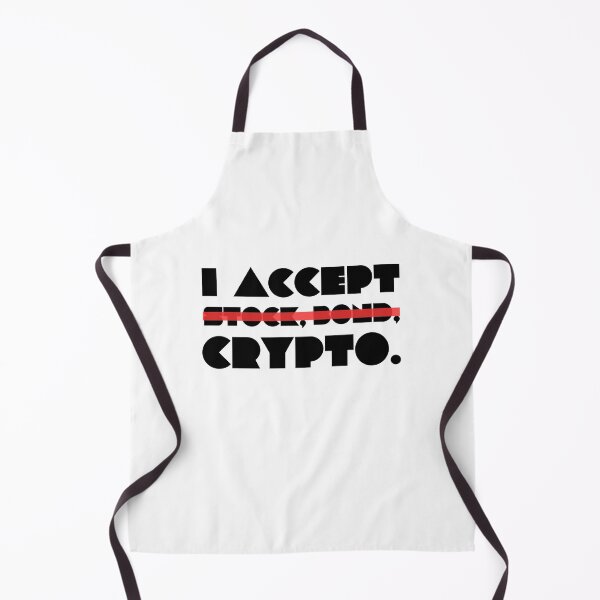 Item preview, I Accept Crypto designed and sold by WhitepaperStyle.
