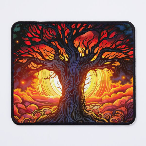 Item preview, Tree against the backdrop of sunset designed and sold by abmkf.
