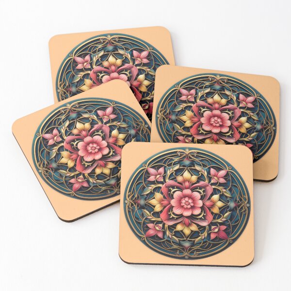 Item preview, Modern summery design reminiscent of traditional mandalas designed and sold by Pflugart.