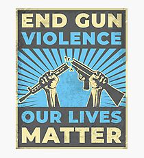 Lámina fotográfica End Gun Violence