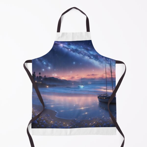 Item preview, Serenity at Night with Boats designed and sold by Everythingstakn.