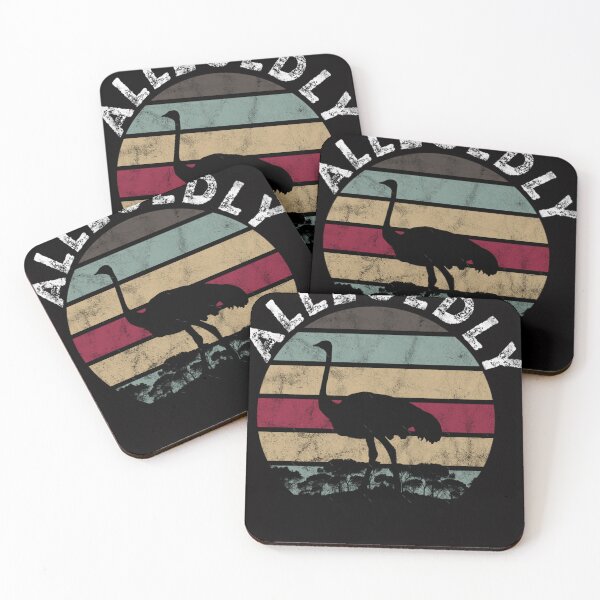 Item preview, Allegedly Ostrich Vintage Bird Lover Retro   designed and sold by EMMADAUGH.