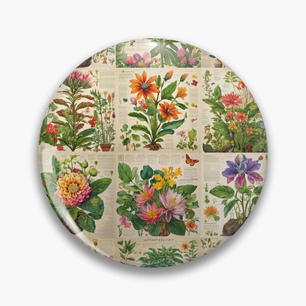 Item preview, Botanical Drawing Collage designed and sold by FeatheredWolf.