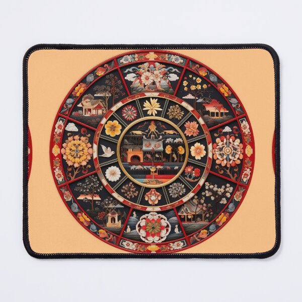 Item preview, Modern summery design reminiscent of traditional mandalas designed and sold by Pflugart.