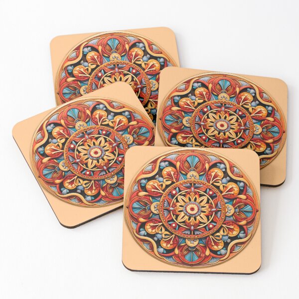 Item preview, Modern summery design reminiscent of traditional mandalas designed and sold by Pflugart.