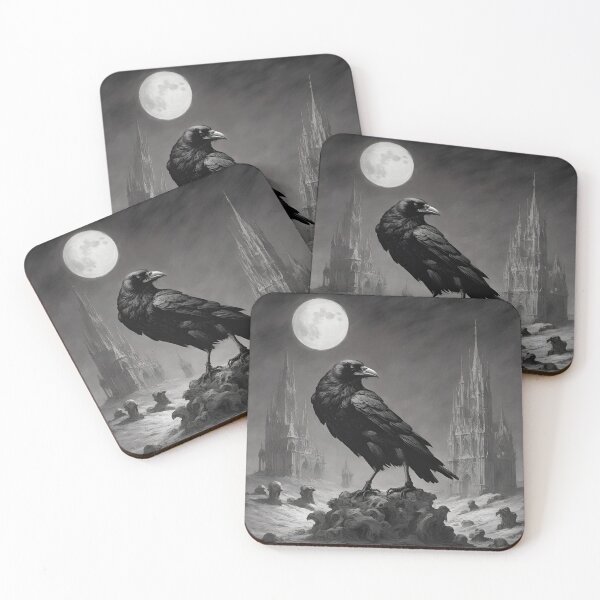 Item preview, The Raven Apocalyptic Gothic Art designed and sold by Ameiva-Apparel.
