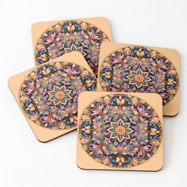 Item preview, Modern summery design reminiscent of traditional mandalas designed and sold by Pflugart.