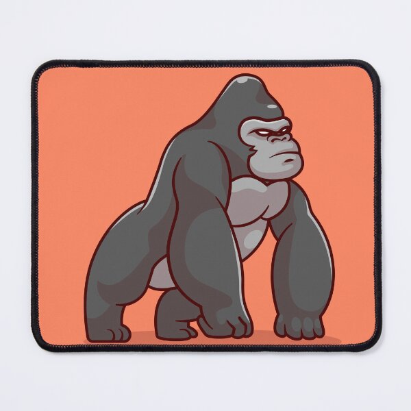 Item preview, Charming Gorilla Stance: Playful Cartoon Vector Icon designed and sold by hjian8219.