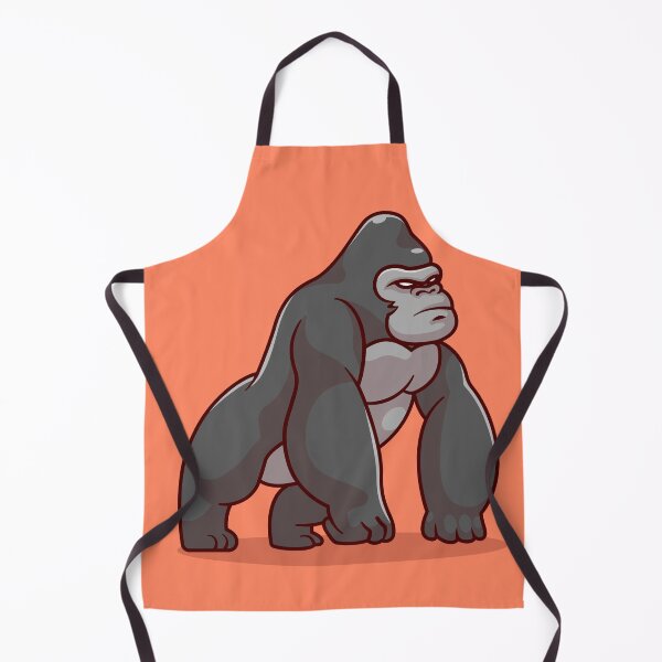 Item preview, Charming Gorilla Stance: Playful Cartoon Vector Icon designed and sold by hjian8219.