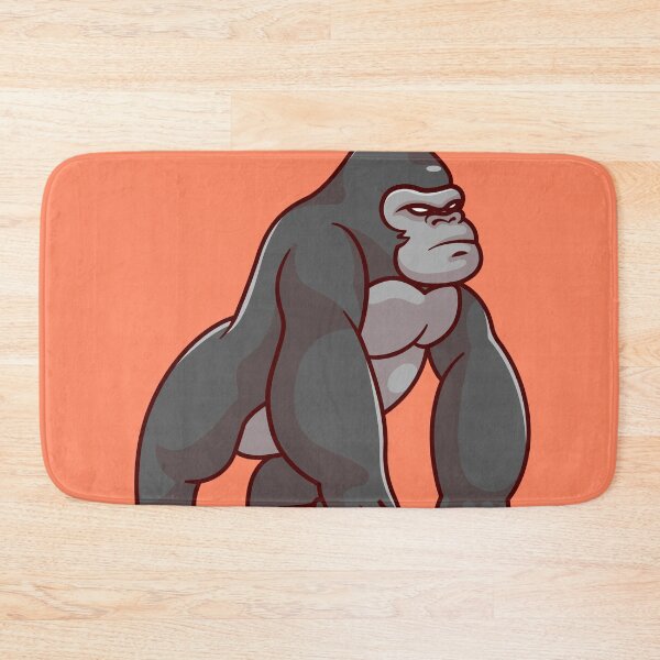 Item preview, Charming Gorilla Stance: Playful Cartoon Vector Icon designed and sold by hjian8219.