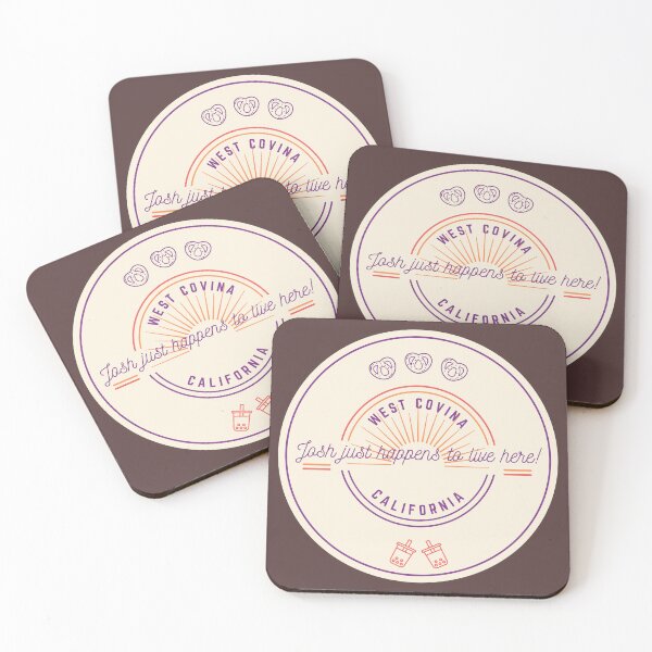 Item preview, West Covina sunset coaster designed and sold by Lucrezia Corti.
