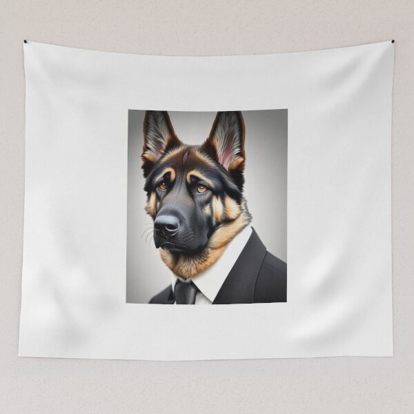 Item preview, Professional German Shepherd in a Suit designed and sold by trenchbalence.