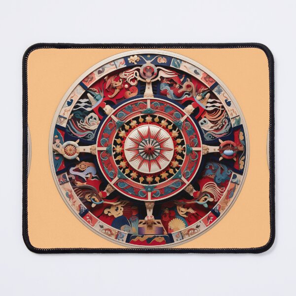 Item preview, Modern summery design reminiscent of traditional mandalas designed and sold by Pflugart.