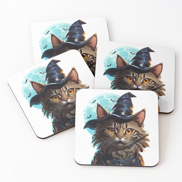Item preview, Graphic cat, night, moon, halloween theme designed and sold by ohmeera.