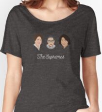 The Supremes (3, with eyes, white text) Women's Relaxed Fit T-Shirt