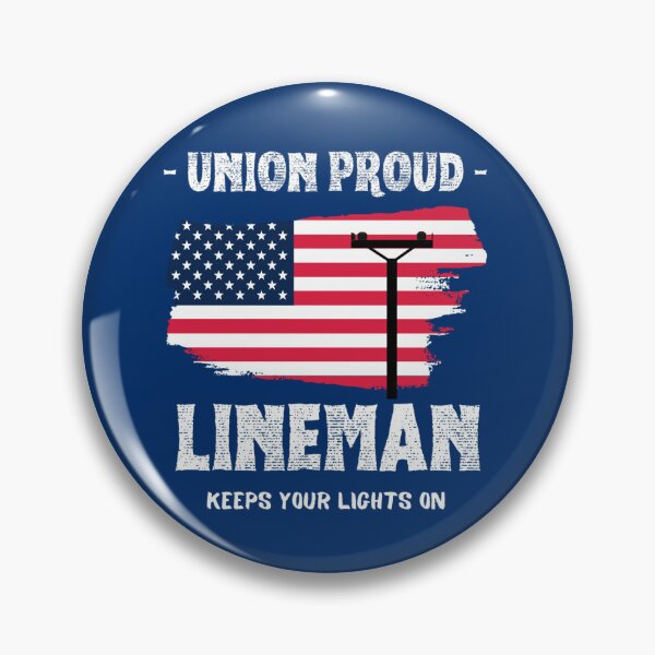 Item preview, Union Proud Lineman Keeps Your Lights On Active  designed and sold by Margotpuckett.