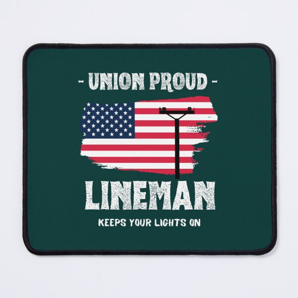 Item preview, Union Proud Lineman Keeps Your Lights On Active  designed and sold by Margotpuckett.