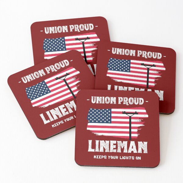 Item preview, Union Proud Lineman Keeps Your Lights On Active  designed and sold by Margotpuckett.
