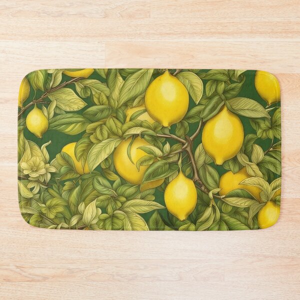 Item preview, A Lemon Tree Has A Lot Of Lemons Botanical Pattern Illustration designed and sold by taiche.