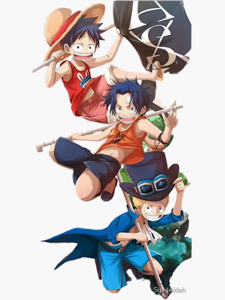 Ace, Sabo, and Luffy  Ace and luffy, One piece manga, Ace sabo luffy