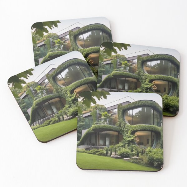 Item preview, The modern style home and the garden digital art designed and sold by EternityLoves.