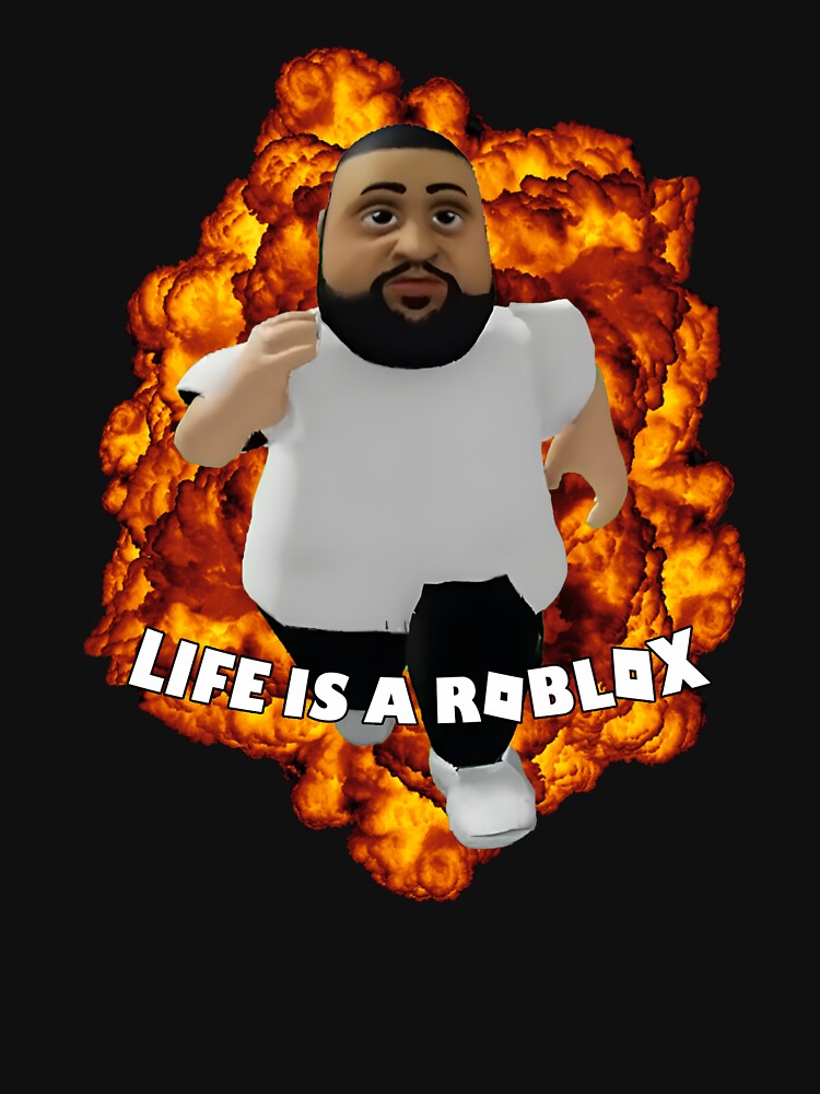 Dj-Khaled Shirts Dj-Khaled T-Shirt for Fans Black Life-is-Roblox Fashion  Kh%aled Women and Men Cotton T-Shirts Small